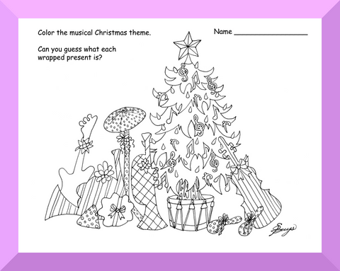 Theory-Primer     Christmas Coloring