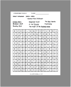 Schumann Puzzle Word search