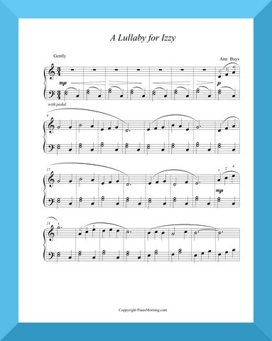 A Lullaby for Izzy
