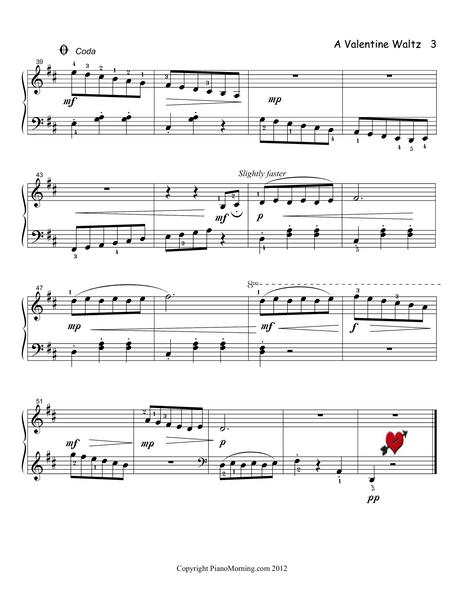 A Valentine Waltz (or Be Mine in 3/4 Time)