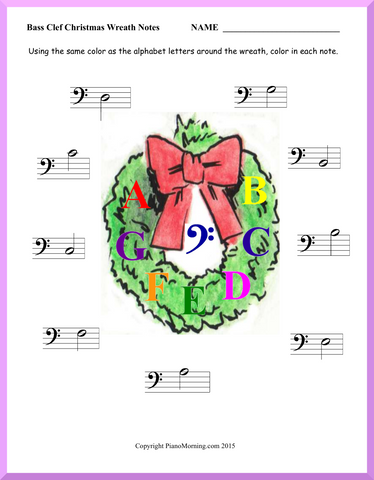 Theory-Primer     Wreath Notes Bass Clef
