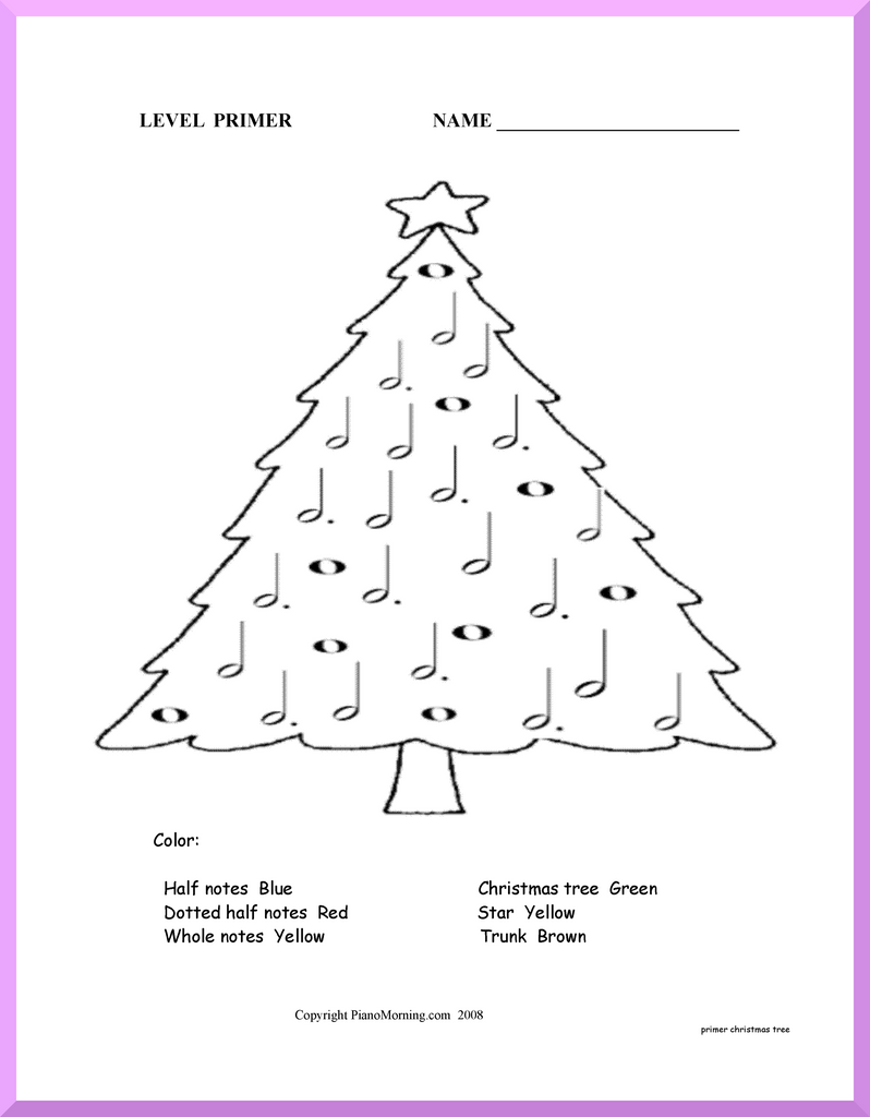 Theory-Primer     Christmas Tree
