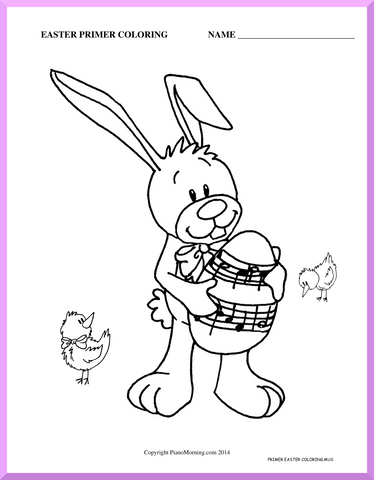 Theory-Primer     Easter Coloring