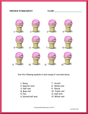 Theory-Primer     Ice Cream Symbols