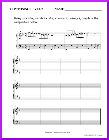Level 7 Theory    Composing Chromatic Passages
