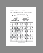 MacDowell Puzzle Word search