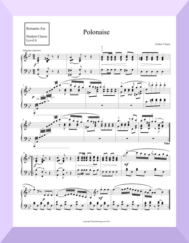 Student Classic Level 6     " Polonaise "   ( Chopin )