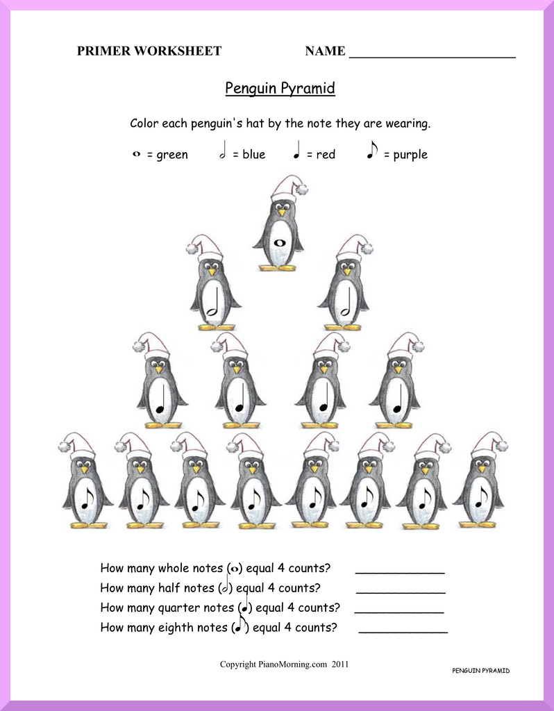 Theory-Primer     Penguin Worksheet